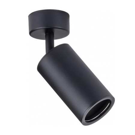 LED taškinis šviestuvas, 1 lemputė, juodas