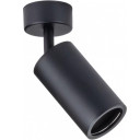 LED taškinis šviestuvas, 1 lemputė, juodas