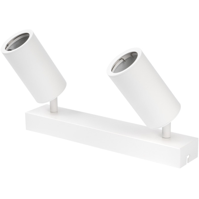 LED taškinis šviestuvas, 2 lemputės, baltas