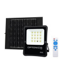 LED prožektorius, juodas, su saulės baterija, 16W, 1200Lm, šalta balta šviesa