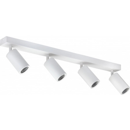 LED taškinis šviestuvas, 4 lemputės, baltas