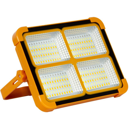 LED prožektorius, nešiojamas, su saulės baterija, 2.3W, CCT 3000K-6000K