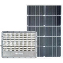 LED prožektorius, pilkas, su saulės baterija, 30W, 120°, šalta balta šviesa