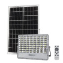 LED prožektorius, pilkas, su saulės baterija, 30W, CCT 3000K-6000K