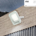 LED prožektorius, baltas, 20W, šilta balta šviesa