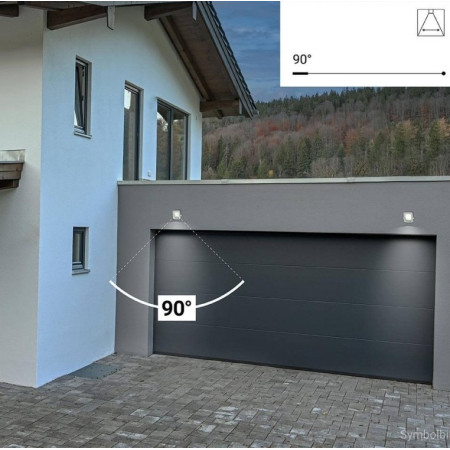 LED prožektorius, baltas, 20W, šilta balta šviesa