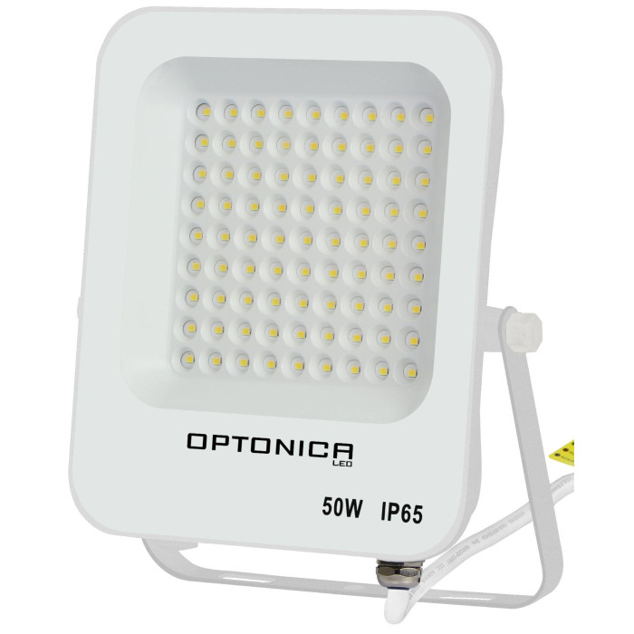 LED prožektorius, baltas, 50W, šilta balta šviesa