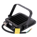 LED prožektorius, juodas, 20W, šilta balta šviesa