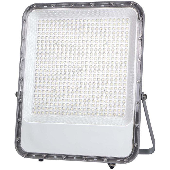 LED prožektorius, pilkas, 400W, šalta balta šviesa