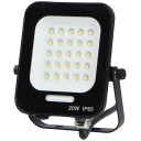 LED prožektorius, juodas, 20W, Žalia
