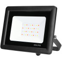 LED prožektorius, juodas, 30W, RGB