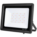 LED prožektorius, juodas, 50W, RGB