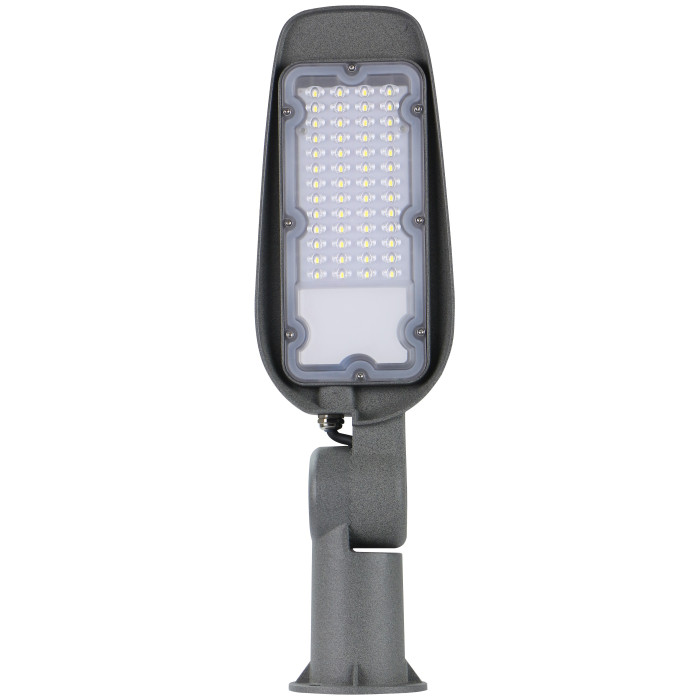 LED gatvės šviestuvas, reguliuojamas spindulys, 30W, šalta balta šviesa