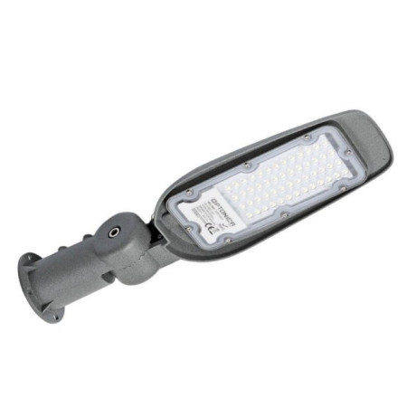 LED gatvės šviestuvas, reguliuojamas spindulys, 30W, šalta balta šviesa