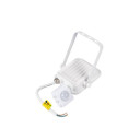 LED prožektorius, baltas, PIR jutiklis, 10W, šilta balta šviesa