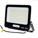 LED prožektorius, juodas, 90Lm/W, 150W, šalta balta šviesa