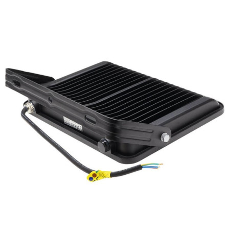 LED prožektorius, juodas, 90Lm/W, 150W, šalta balta šviesa