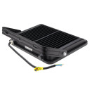 LED prožektorius, juodas, 90Lm/W, 150W, šalta balta šviesa