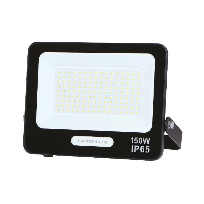 LED prožektorius, juodas, 90Lm/W, 150W, neutrali balta šviesa