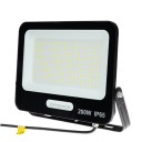 LED prožektorius, juodas, 90Lm/W, 200W, šalta balta šviesa