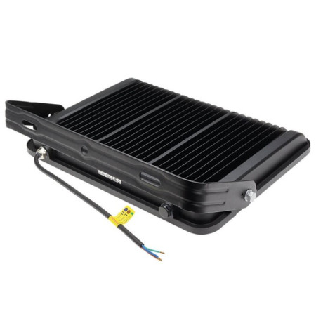 LED prožektorius, juodas, 90Lm/W, 300W, šalta balta šviesa