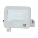 LED prožektorius, baltas, PIR jutiklis, 10W, 120°, šilta balta šviesa