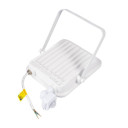 LED prožektorius, baltas, PIR jutiklis, 50W, šalta balta šviesa