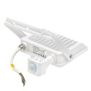 LED prožektorius, baltas, PIR jutiklis, 30W, 120°, šilta balta šviesa