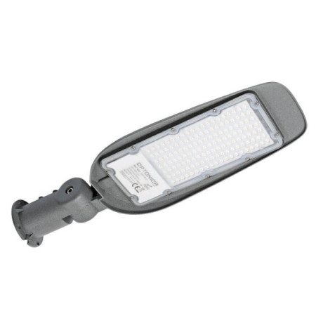 LED gatvės šviestuvas, reguliuojamas spindulys, 100W, šilta balta šviesa