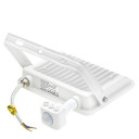 LED prožektorius, baltas, PIR jutiklis, 50W, 120°, neutrali balta šviesa