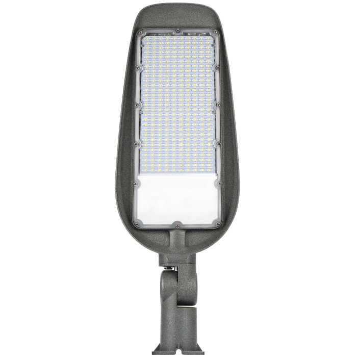 LED gatvės šviestuvas, reguliuojamas spindulys, 200W, šilta balta šviesa