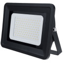 LED prožektorius, juodas, 100W, 100°, šalta balta šviesa