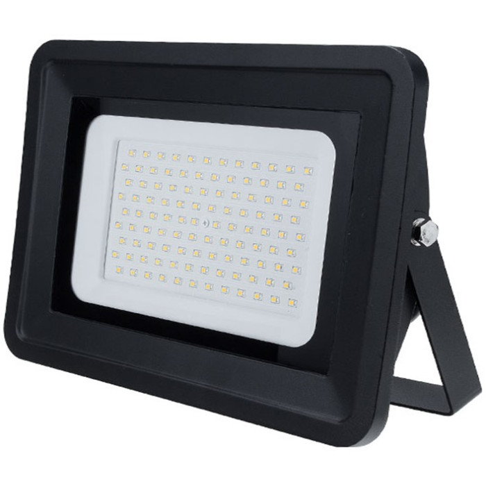 LED prožektorius, juodas, PF0.9, 200W, šalta balta šviesa