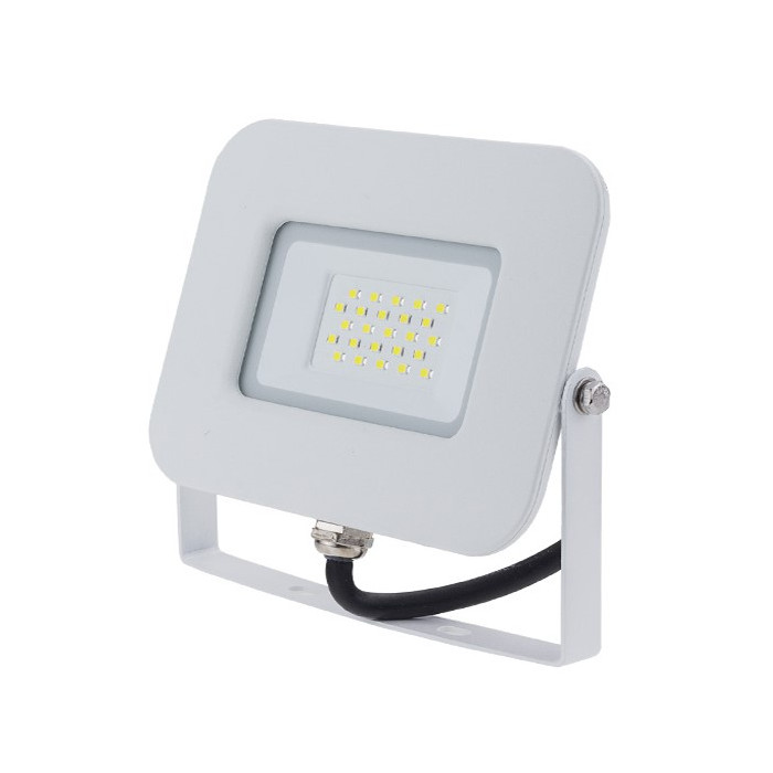 LED prožektorius, baltas, Premium Line, 5 metai garantija, 20W, šilta balta šviesa