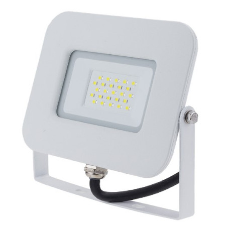 LED prožektorius, baltas, Premium Line, 5 metai garantija, 20W, šilta balta šviesa