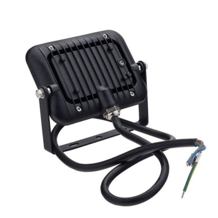 LED prožektorius, juodas, Premium Line, 5 metai garantija, 10W, šalta balta šviesa