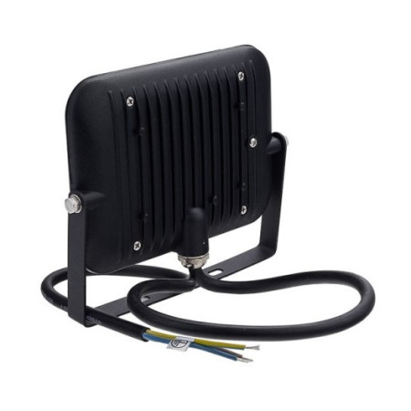 LED prožektorius, juodas, Premium Line, 5 metai garantija, 20W, šalta balta šviesa