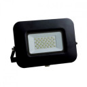 LED prožektorius, juodas, Premium Line, 5 metai garantija, 30W, šalta balta šviesa