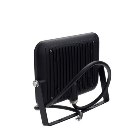 LED prožektorius, juodas, Premium Line, 5 metai garantija, 30W, šalta balta šviesa