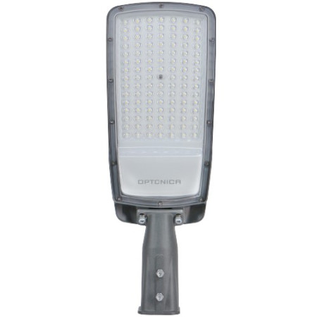 LED gatvės šviestuvas, reguliuojamas spindulys, 5 metai garantija, 150Lm/W, 100W, šalta balta šviesa