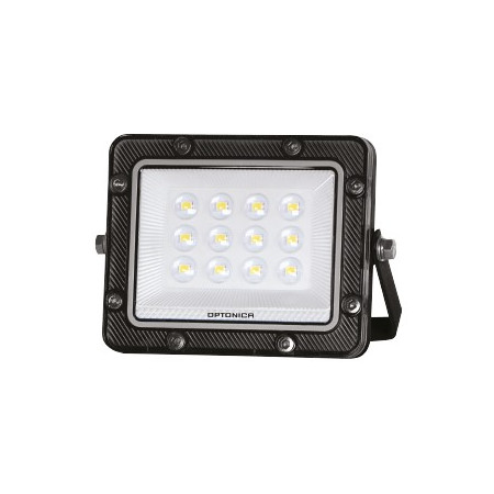 LED prožektorius, juodas, 100Lm/W, 10W, neutrali balta šviesa