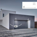 LED prožektorius, juodas, 100Lm/W, 10W, neutrali balta šviesa