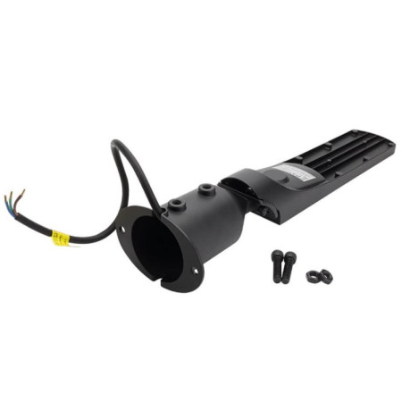 LED gatvės šviestuvas, reguliuojamas spindulys, 3 metai garantija, 100Lm/W, 30W, šalta balta šviesa