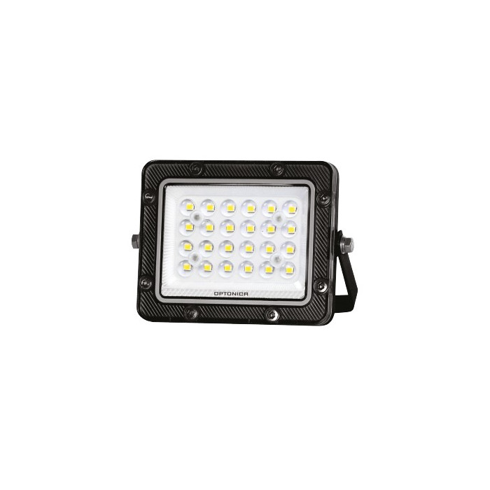 LED prožektorius, juodas, 100Lm/W, 20W, šalta balta šviesa