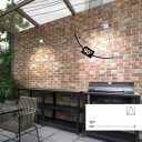 LED prožektorius, juodas, 100Lm/W, 20W, šalta balta šviesa