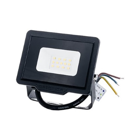 LED prožektorius, juodas, City Line, 10W, šalta balta šviesa