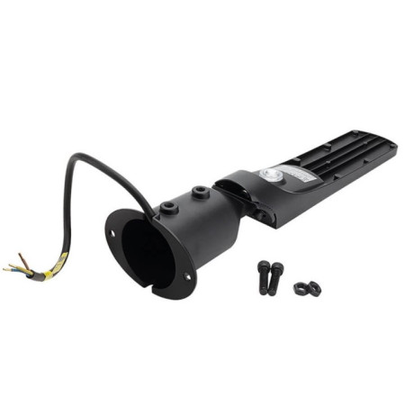 LED gatvės šviestuvas, reguliuojamas spindulys, 3 metai garantija, dienos/nakties sensorius, 100Lm/W, 30W, neutrali balta šviesa