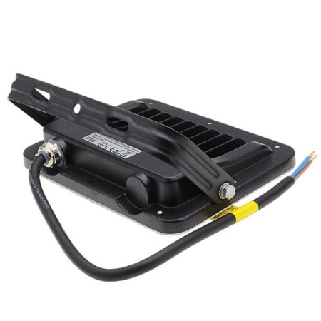 LED prožektorius, juodas, 100Lm/W, 30W, šalta balta šviesa