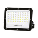 LED prožektorius, juodas, 100Lm/W, 30W, neutrali balta šviesa