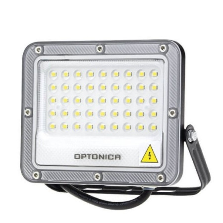 LED prožektorius, juodas, 100Lm/W, 30W, neutrali balta šviesa